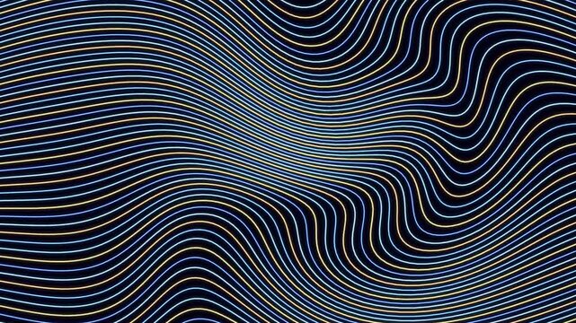 Abstract Wave Light Tunnel Pattern