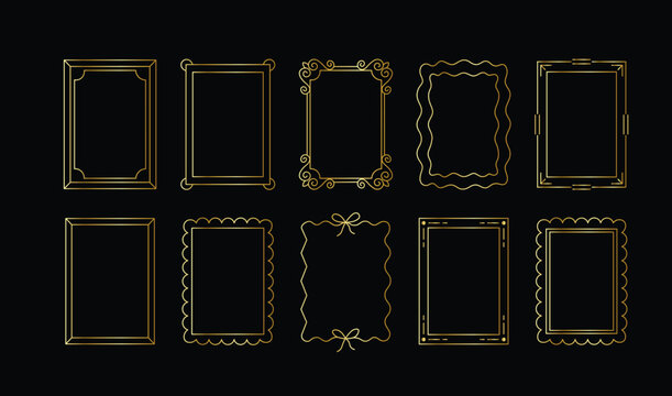 A comprehensive collection of intricately designed decorative icon frames perfect for enhancing digital interfaces branding