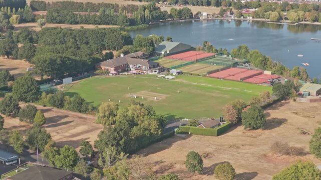 The Wimbledon Cricket Club with a test series ongoing London
