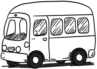 bus vector illustration © chung