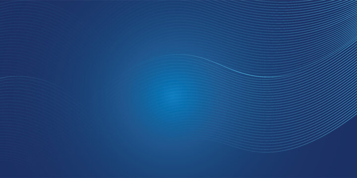Abstract blue modern background with smooth lines. Dynamic waves. vector illustration.