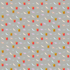Cartoon Dinosaurs Pattern © xie