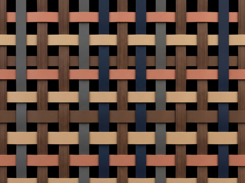 Woven texture background with intersecting horizontal and vertical strips