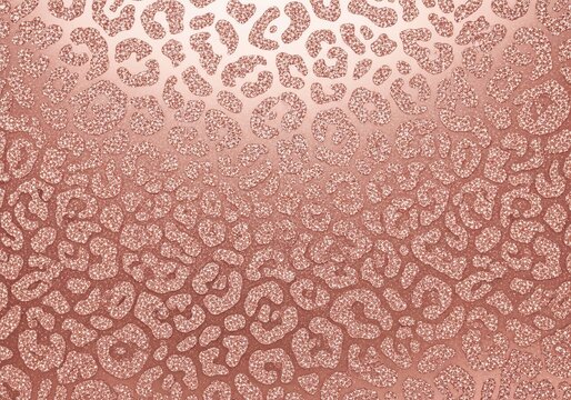 Glimmering Rosegold Spots
