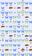 Butterflies and Fleas Pattern © gilang