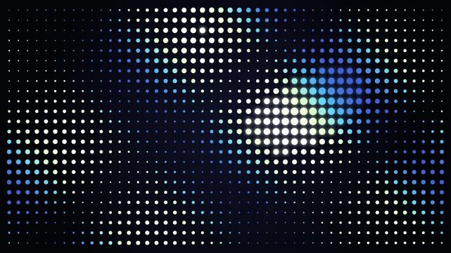 abstract digital halftone dot pattern glowing background video
