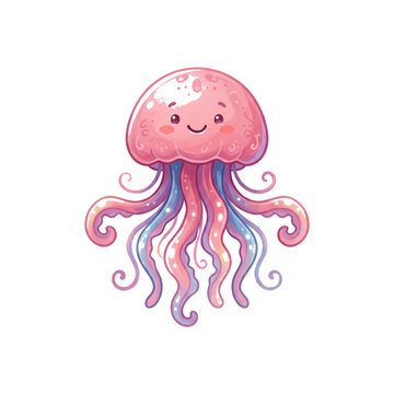 vector illustration of a octopus