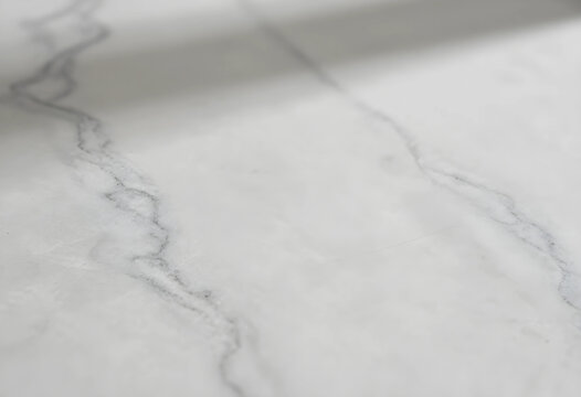 Interior design and luxury renovation, white marble stone texture with grey veins for kitchen countertop or bathroom vanity surface in modern home
