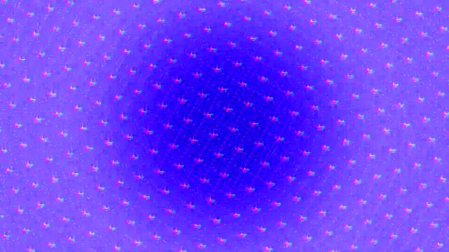 Abstract chladni plate harmonic resonance pattern with vibrant blue