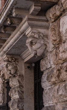Famous neighbourhood of Gino Coppede in  Italian capital city, R