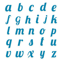 A to Z alphabet png bold font vintage in lettering typography © Rawpixel.com