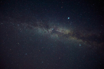 Fototapeta premium Summertime Milky Way stars and constellations.