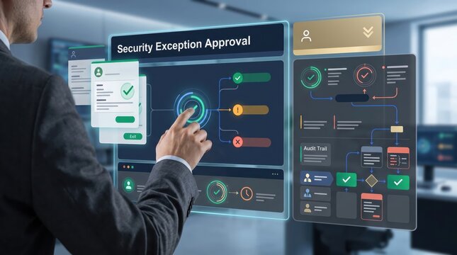 Digital Approval - Security Exception Approval Virtual Authorization Interface