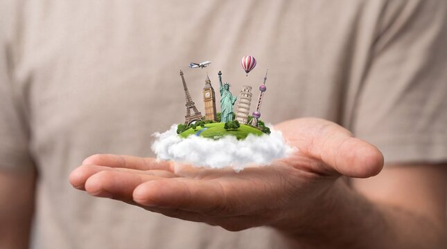 Future Earth in Hands: Sustainable Energy Solutions on a Small Planet, 4k Resolution