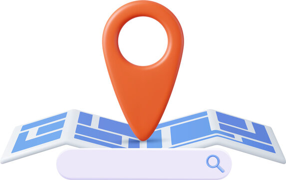pin pointer and Map location search GPS