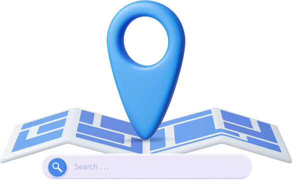 pin pointer and Map location search GPS