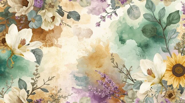  botanical and floral pattern