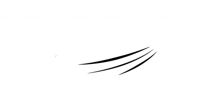 Seamless looping hand drawn wind, wave and airflow doodle animation with smooth, gentle motion. Minimal line art overlay suitable for explainer videos, transitions, weather visuals, UI animations.