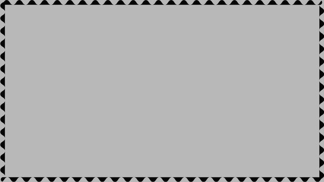 Drag and drop Animated Black Wavy Border Frame &ndash; Stamp Edge Loop, Transparent, alpha