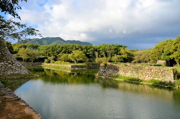 Fototapeta premium 萩城跡 内堀