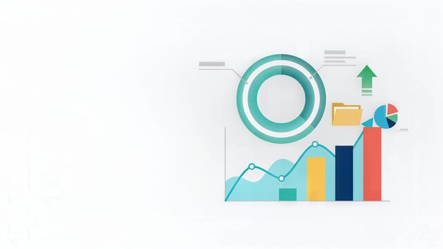 Animated Business Data Charts and Graphs Infographic Set