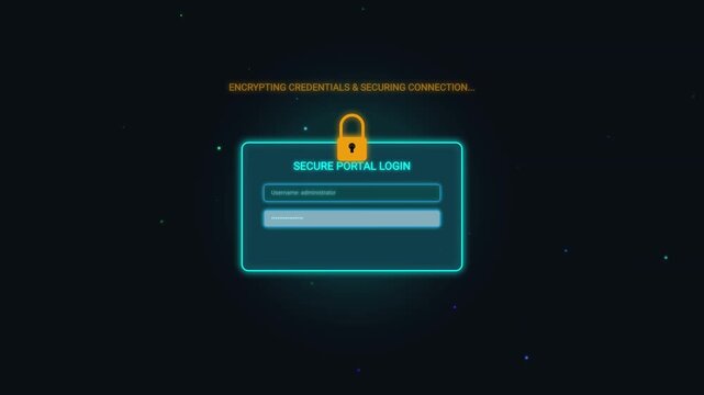 login and password concept