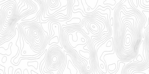 Black and white lines seamless Topographic map patterns, topography line map. Vintage outdoors style. The stylized height of the topographic map contour in lines and contours isolated on transparent. © armans