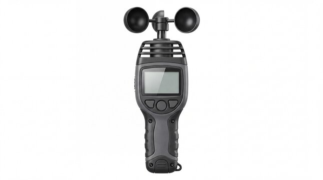 Balloon fiesta digital anemometer for wind speed measurement
