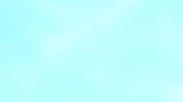 Abstrachter hellblauer Hintergrund Video mit sanfter, fliessender Bewegung, hellblaue Farbdynamik, cleaner Bokeh-Hintergrund f&uuml;r Pr&auml;sentationen