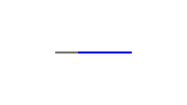 Animated horizontal blue loading bar filling up on a grey track isolated on white background, perfect for system updates, download progress, and UI motion graphics overlay.