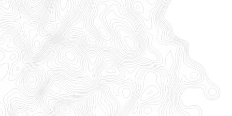 White topography map line geometric grid outline curve counter map wavy design. topography relief discovery area black spiral line space landscape texture background. © Murshid123