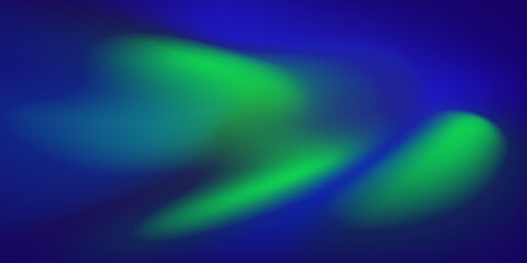 Naklejka premium Abstract gradient background with soft flowing shapes in vibrant green and blue hues creating a digital art effect