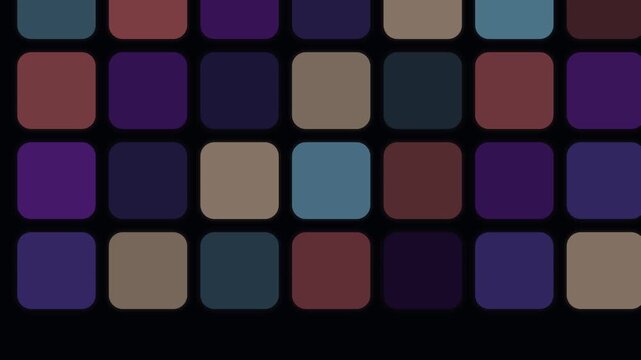 Looping color blocks forming a pattern