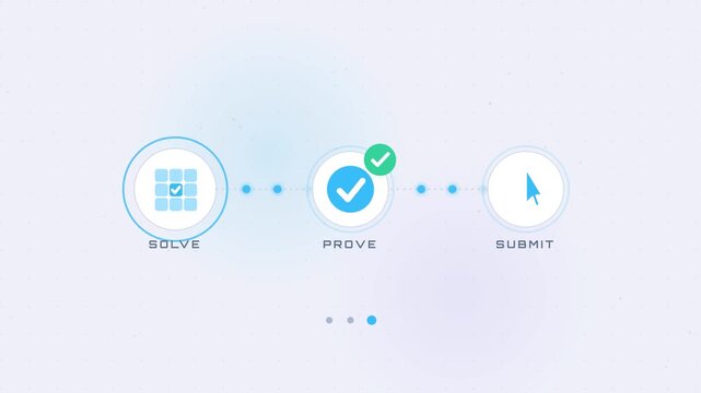 CAPTCHA Human Verification Check Seamless Loop