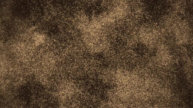 Abstract Grunge Texture with Heavy Noise and Film Grain Effect in Sepia Brown Tones