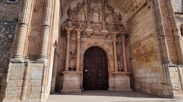 Scenic sight in Alarcon, beautiful village in the province of Cuenca, in the Castilla La Mancha region of Spain.