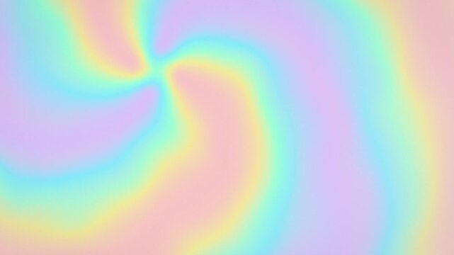 Pastel holographic swirl gradient seamless loop