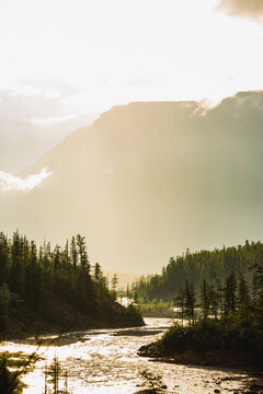 Hoisey River Gorge of Putorana Plateau. Russia