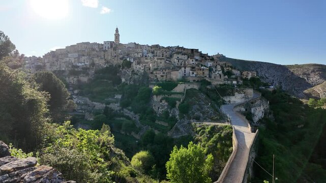 Scenic view in Bocairent, beautiful village in the Valencian Community, Span.