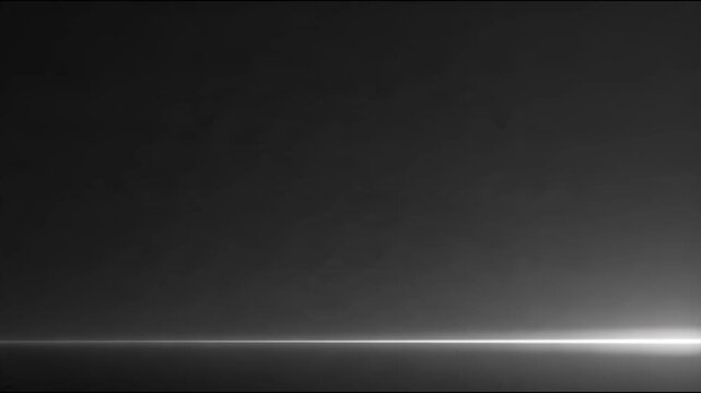 Dark abstract gradient with a glowing horizon line, minimalist style on a black background, suggesting depth and modern design