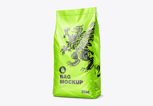 25kg Bulk Sack Mockup