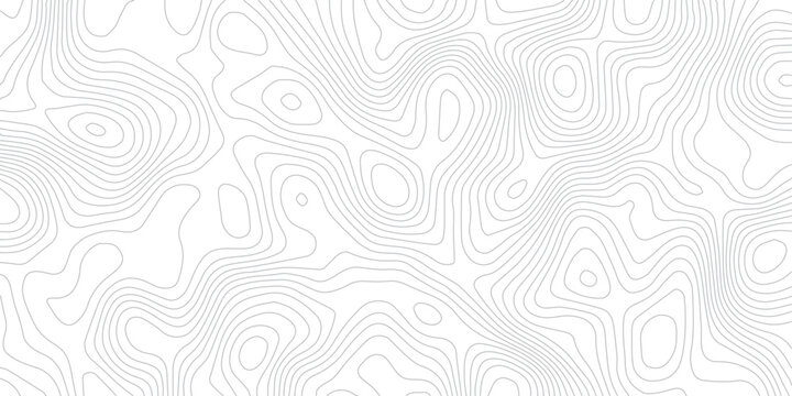 Ultra Wide Dark Terrain Map Background with Topographic Contour Lines and Elevation Paths