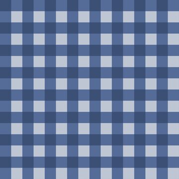 Soft Slate & Dusty Blue Gingham, Calm Monochromatic Plaid Seamless Pattern. perfect for boys&rsquo; nursery, coastal decor, bedroom textiles, vintage styling, preppy fashion, soft blue creative project. 
