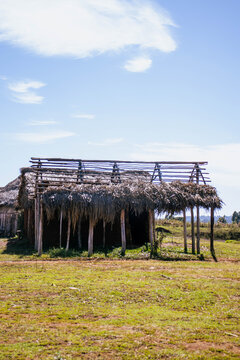 Traditional Mud and Thatched-Roof Roadside Hotels in Uasin Gishu County, Kenya