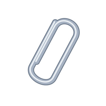 paper clip isolated on white