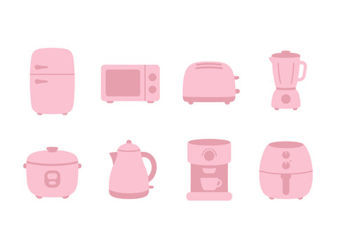 Modern Kitchen Appliances Collection.