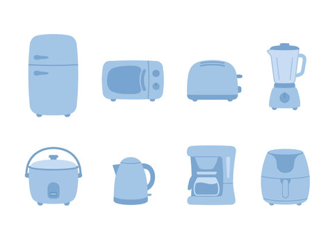Modern Kitchen Appliances Collection.