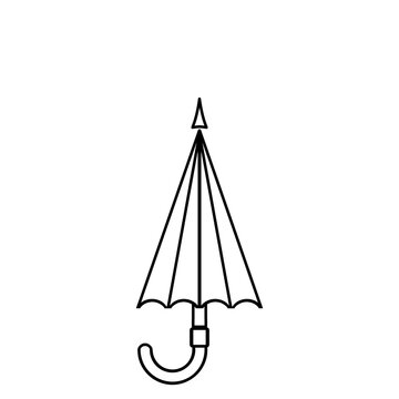 vector illustration of a umbrella