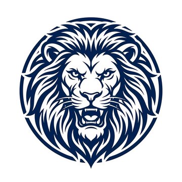 lion head vector