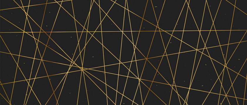 Straight random chaotic geometric lines form striking abstract vector pattern with irregular angles chaotic arrangement create bold monochrome texture creative contemporary illustration background.